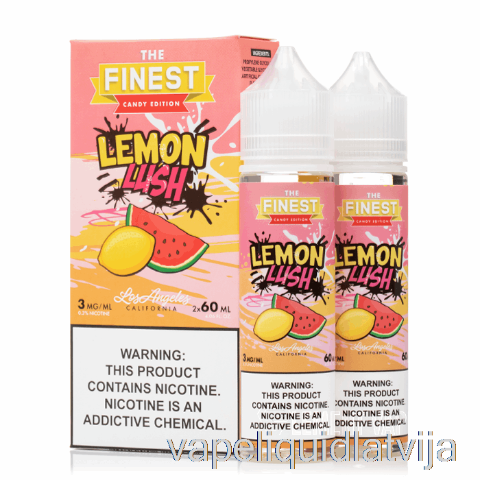 Lemon Lush - Finest Candy Edition - 120ml 0mg Vape šķidrums